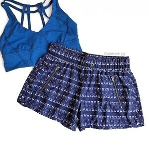 Athleta Ikat Stripe Sway Shorts